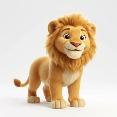 Raja, Lion · friendly