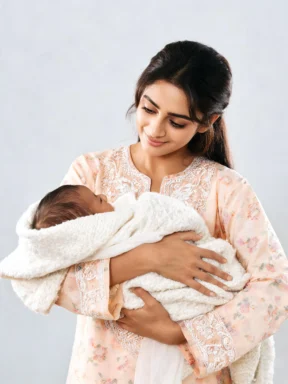Nadia, Mother with baby · tender