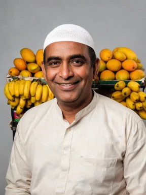 Phal Wala, Fruit seller · cheerful