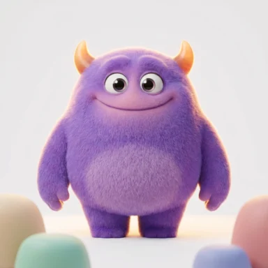 Gloop, Monster · cuddly