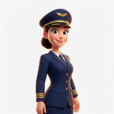 Captain Zara, Pilot · confident
