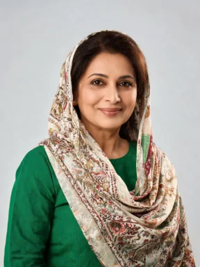 Nasreen, Presenter · motherly